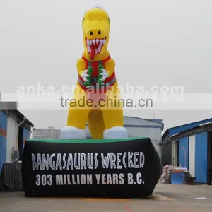 Giant 3D Cartoon Item Inflatable T-rex Dinosaur Realistic Model thumbnail-2
