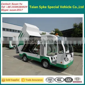 Brand New 1000kg Capacity Self Unloading Electric Garbage Truck for Sale thumbnail-1