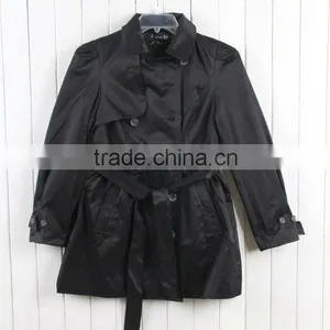 Casual Ladies Long Wind Coat /jacket Windbreak SO thumbnail-1