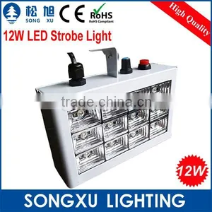 Super Led Auto Mode 12x1w Led White Outdoor Strobe Light Party dj Strobe Effect Light thumbnail-5