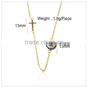 Latest Design 18k Gold Necklace in 925 Silver thumbnail-6