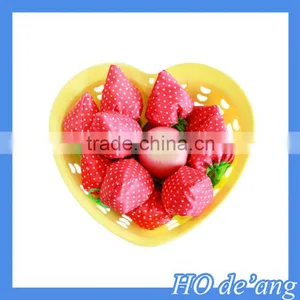 Hogift Lot Several Colors Foldable Strawberry Shopping Bag Wholesale thumbnail-1