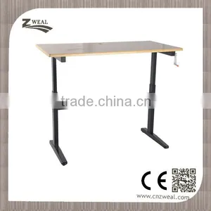 Steel Crank Height Adjustable Reading Table thumbnail-1