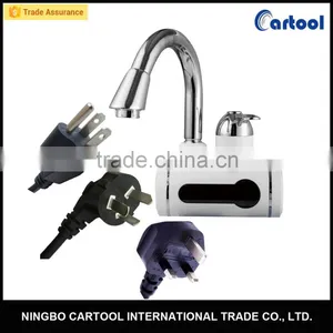 Kitchen LED Red Digital Display Fast Heating Electric Faucet Water Heater Taps thumbnail-4