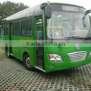 7.3m Diesel Fuel Euro 3 Mini Bus 25 Seater Bus With Double Doors for Sale HM6730 thumbnail-1