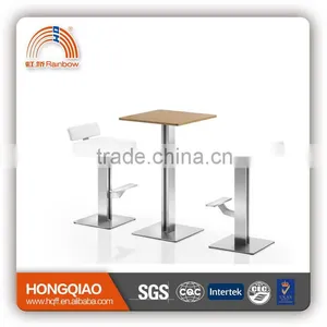 T-Y14 (SS)CV-B116 Wood Steel Design Coffee Table thumbnail-1