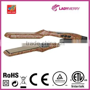 1 2/5" 100- 240V LED Digital 450F Ceramic Heating Element Straightener thumbnail-3