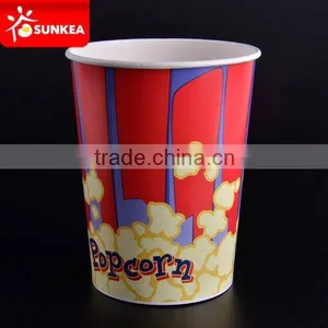 130oz Paper Popcorn Bucket for Movie Theatre thumbnail-4