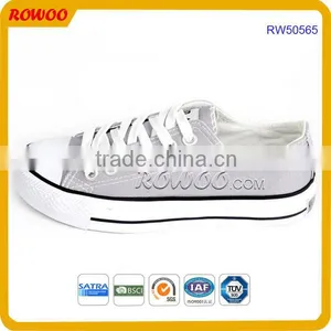Popular Woman Casual Shoes Women Flat Canvas Shoes China Canvas Vulcanized Shoes thumbnail-3