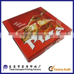 Cheap Custom Corrugated Pizza Box Made in China Quality Choice thumbnail-1