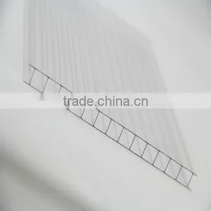 UV Protection Lightweight Roofing Materials Polycarbonate Hollow Sheet Balcony Cover Sheet thumbnail-2