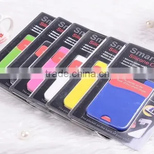 Best Promotion Gifts Silicone Phone Sticker/phone Card Pocket thumbnail-5