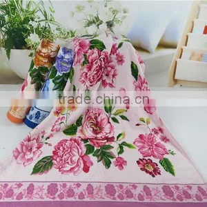 Double Sided Plush Cotton Printed Towel 2014 SP-129 thumbnail-1