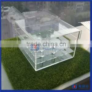 2016 Hot Sale!! China Manufactuer Flower Box Hold 9 Roses Acrylic Box for Fresh Roses thumbnail-4