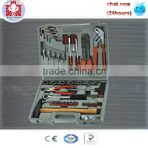 100PCS 1/2''&1/4''socket Set Hand Wrench Tool Set(KS-24100BPWY) CARBON STEEL thumbnail-1