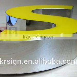 Acrylic Front-lit Channel Letters, Display Letters, Metal Laminate Letters on Foam thumbnail-1