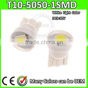 High Power T10 Auto Led Lamp W5w 194 T10 4smd 5050 Led Width Lamp Auto Led BulbS thumbnail-3