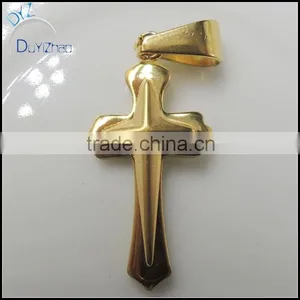 Classical Stainless Steel Cross Pendant thumbnail-2