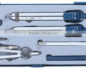 Metal Geometry Commpass Math Set With Stationery Set thumbnail-1