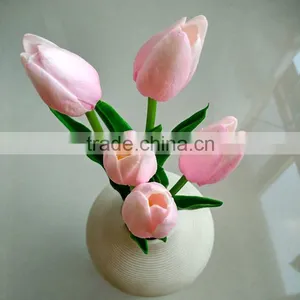 Cheap PU Tulip Artificial Flower Home Decor thumbnail-1
