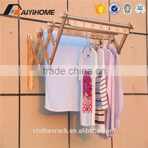 2016 Hot Sale Aluminum Balcony Wall Mounted Hanging Clothes Drying Rack thumbnail-5