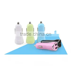 Promotional Mobile Phone Accessories Universal Dual Port USB Charger Car thumbnail-3