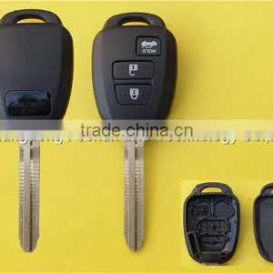New Style Toyota Smart Key Remote Shell Case Cover Wtih TOY43 Blade 3 Button thumbnail-1