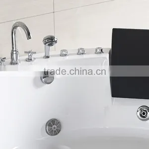 2016 Round Portable Bathtub Free Standing Tub for 2 Persons Q409 thumbnail-5