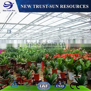 High Quality Polycarbonate/ PC Greenhouse With Hydroponic System &shading System thumbnail-3
