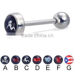 Logo Tongue Barbell thumbnail-1