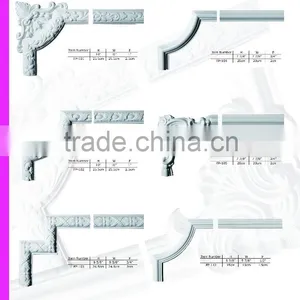 PU Stair Brackets Polyurethane Crown Moulding Good Price Beautiful New Modern PU Carved Panel thumbnail-2