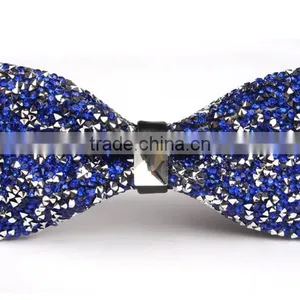 Men's Crystal Shining Wedding Party Pre Tied Bow Tie Bowtie thumbnail-1