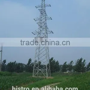 Hot-dip Galvanized 330KV Angle Steel Electric Transmission Tower thumbnail-1