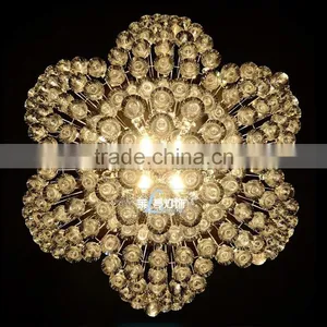 Modern Acrylic Crystal Diamond Chandelier Lustre Boul Diamant 92034 thumbnail-3
