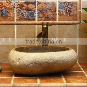 Irregular Natural River Stone Counter Sink thumbnail-2