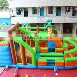 New Giant Commercial Adult Jungle Inflatable Obstacle Course Challenge Supplier's Choice thumbnail-2