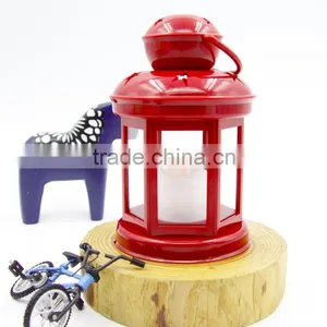 New Poppas BS10 Decorative Battery Powered Plastic Candle Hurricane thumbnail-4