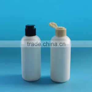 Boston Round 180ml HDPE Bottle With Flip Top Cap, 180ml 6oz HDPE Flip Top Bottle thumbnail-3