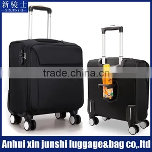Spinner Caster PA Nylon Suitcase Material Spinner Soft Luggage With Cup Holder thumbnail-1