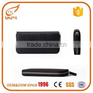 100% Genuine Leather Multifunctional Purse Long Wallet Large Capacity Women's Wallets thumbnail-1