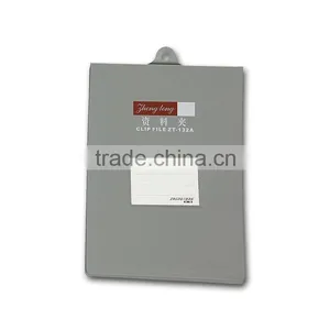 Plastic Clip File Board With Name Card Pocket (BLY8-1011WB) thumbnail-1