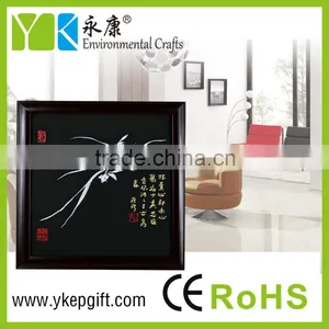 Chinese Manmade Wooden Orchid Pictures Frame for Interior Decoration thumbnail-4