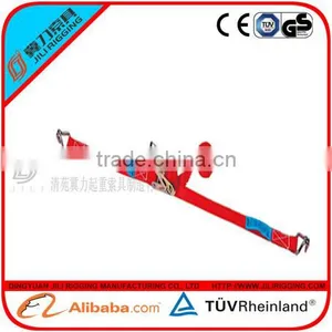 Ratchet Tie Down Strap With S Hook thumbnail-1