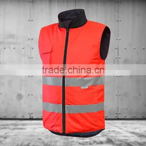 ANSI/ISEA 107/ EN 20471 Hi-vis Reversible Body Warmer Vest thumbnail-2