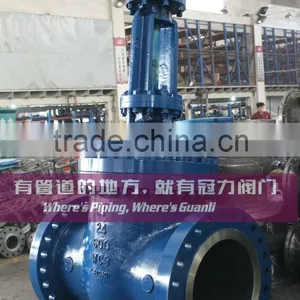 API600 WC9 Bevel Gear Cast Steel Gate Valve thumbnail-1