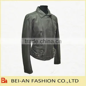 pu Leather Jackets for Women thumbnail-2