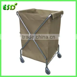 Stainless Steel Hotel Laundry Cart,Hotel Laundry Trolley thumbnail-1