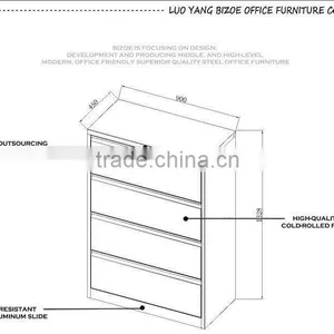 Trade Export Trendy Filing Cabinets thumbnail-2