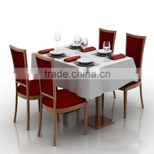 4 Person Hideaway Dining Table and Chair Set YR7024 thumbnail-1
