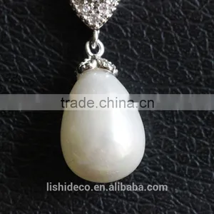 Latest Design Diamond Earring Zircon Earring Jewelry Wholesale Pearl Earring thumbnail-3